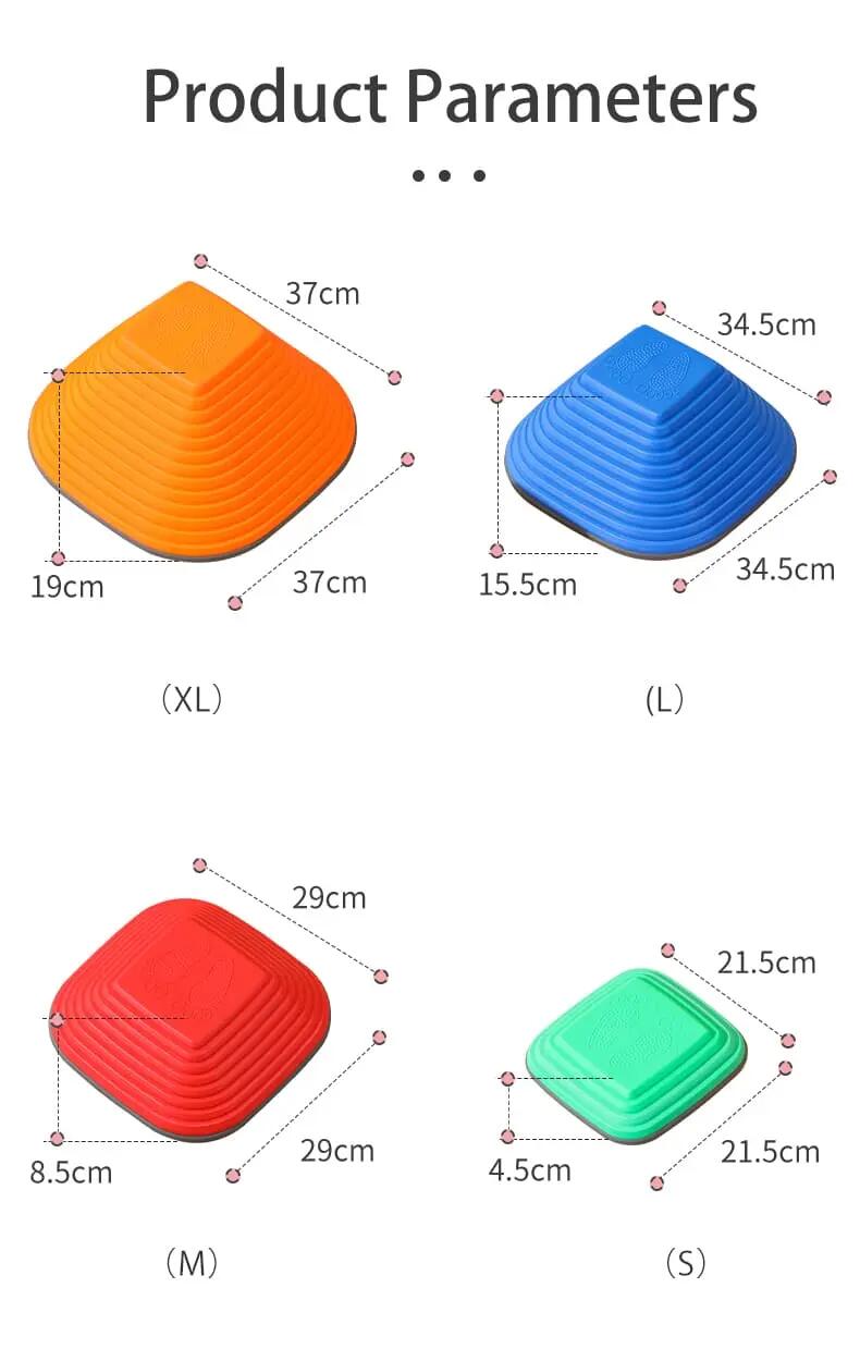Balansstenen voor Kinderen Step – Set van 11 5/7