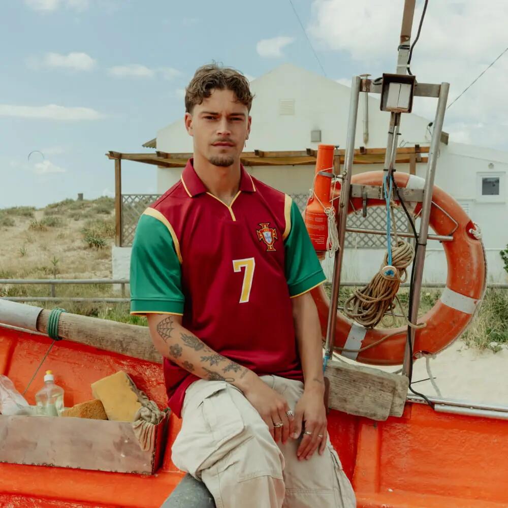 Portugal 1998 - Camisola de futebol retro - Vermelha – COPA Football 2/7