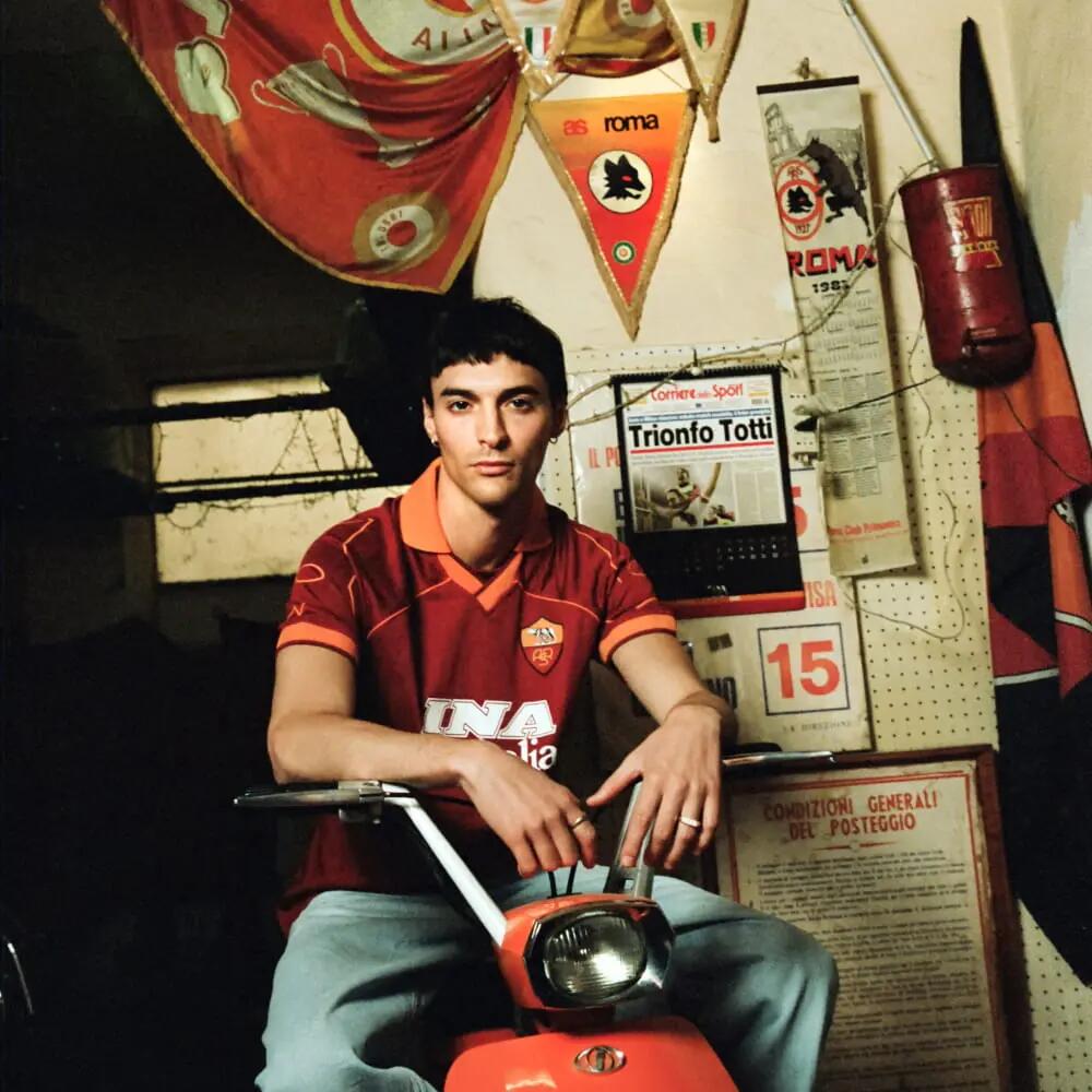 Camisola de Futebol Retro - Adulto - AS Roma 1999/00 - Vermelho 2/7