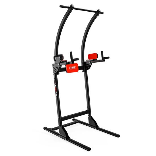 Tour de musculation multifonction avec station à dips et barre de traction