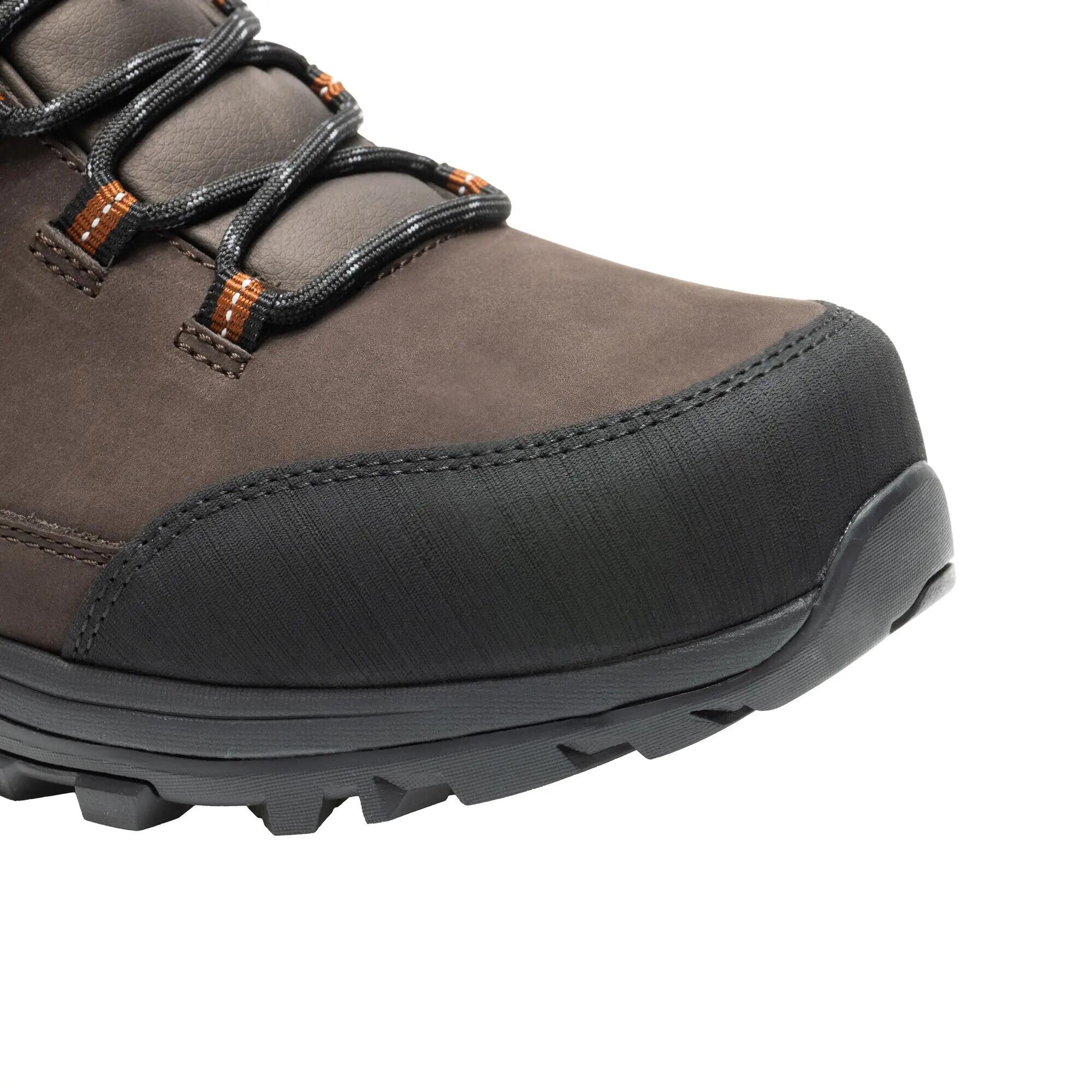Heren Burrell leren wandelschoenen 8/9