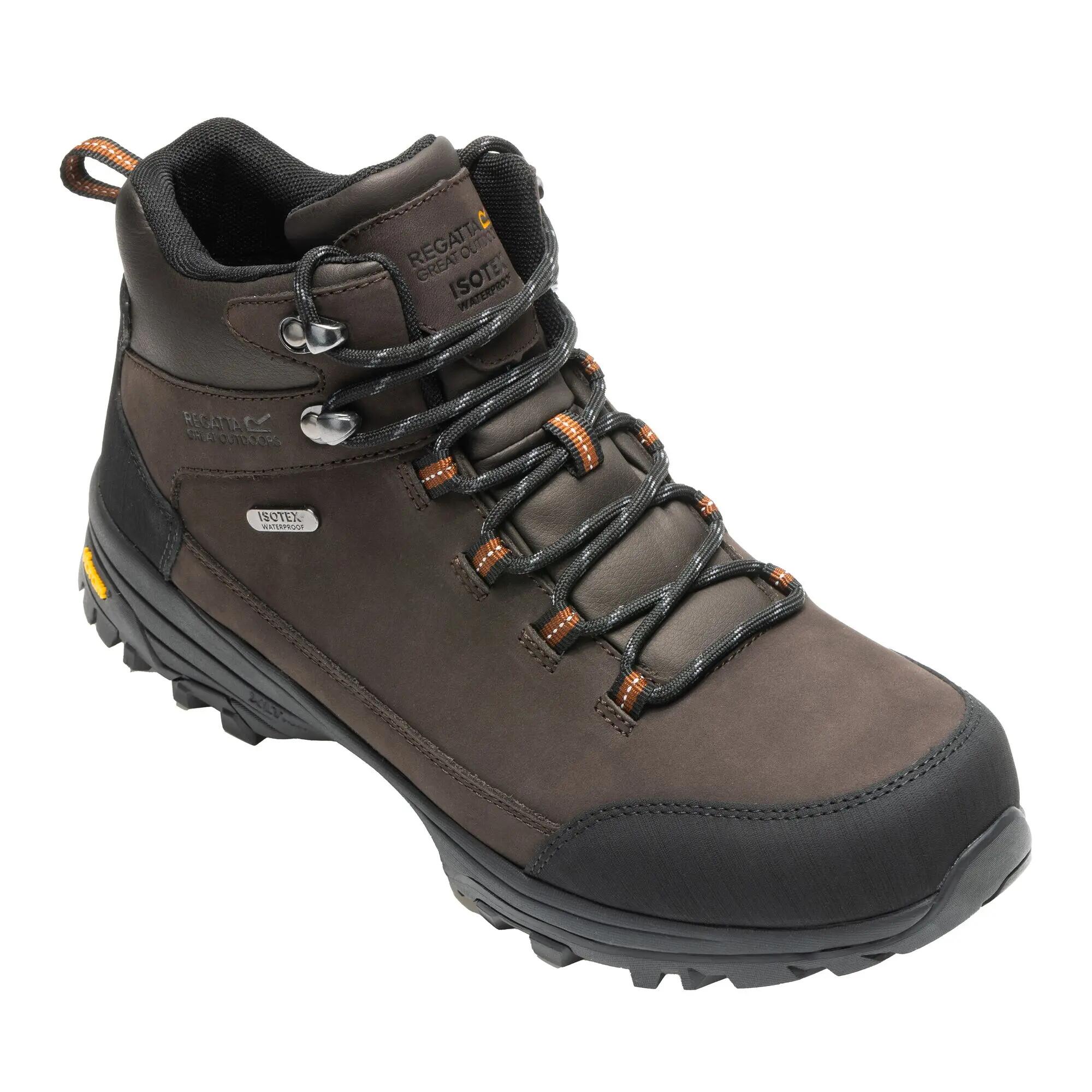 Heren Burrell leren wandelschoenen 4/9