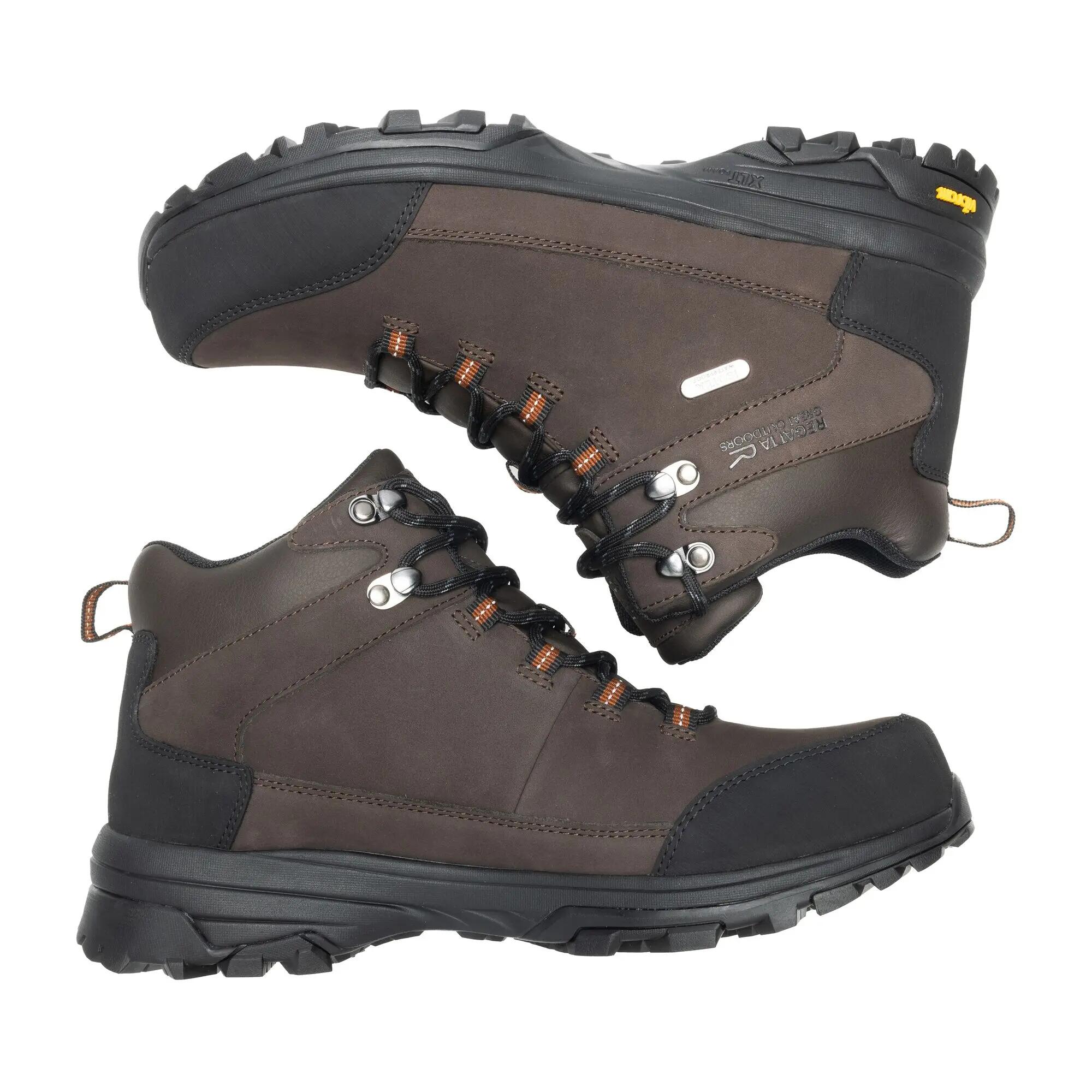 Heren Burrell leren wandelschoenen 3/9