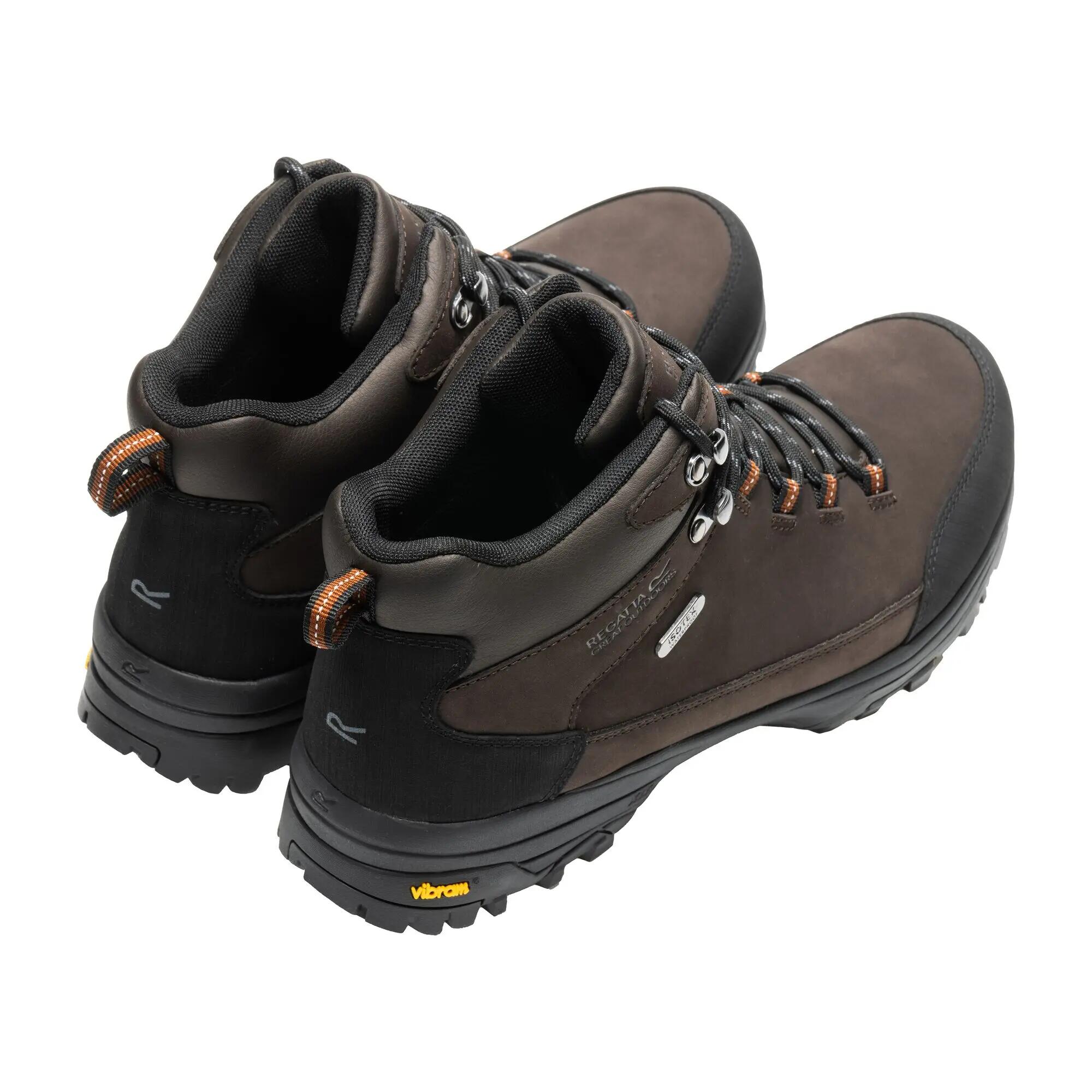 Heren Burrell leren wandelschoenen 2/9
