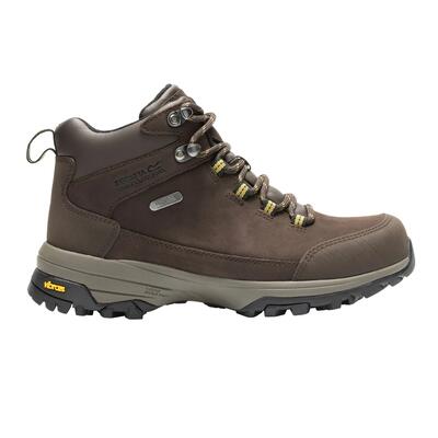 Dames burrell leren wandelschoenen