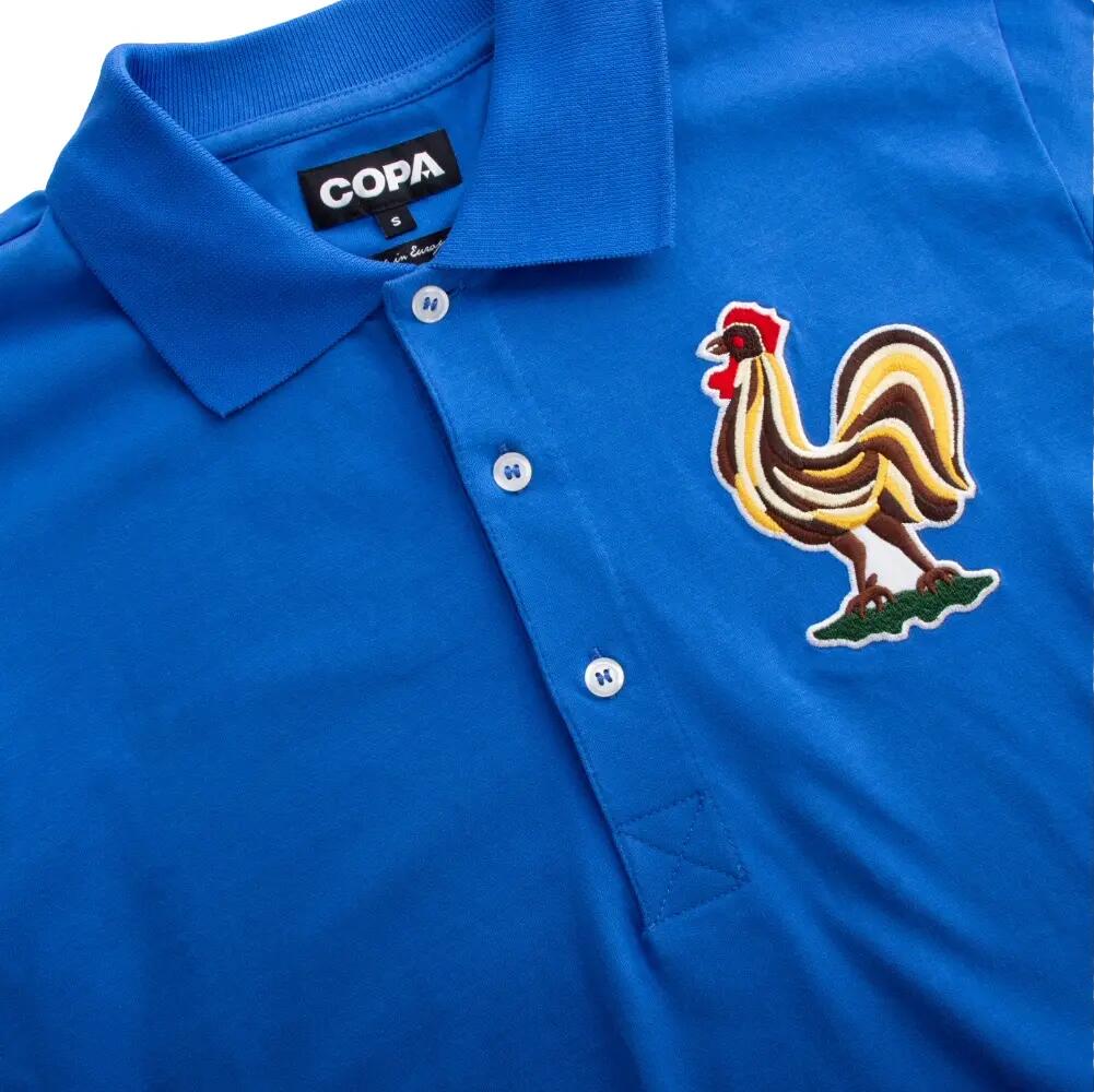 Frankreich 1950 - Retro Fußballtrikot - Blau – COPA Football 4/7