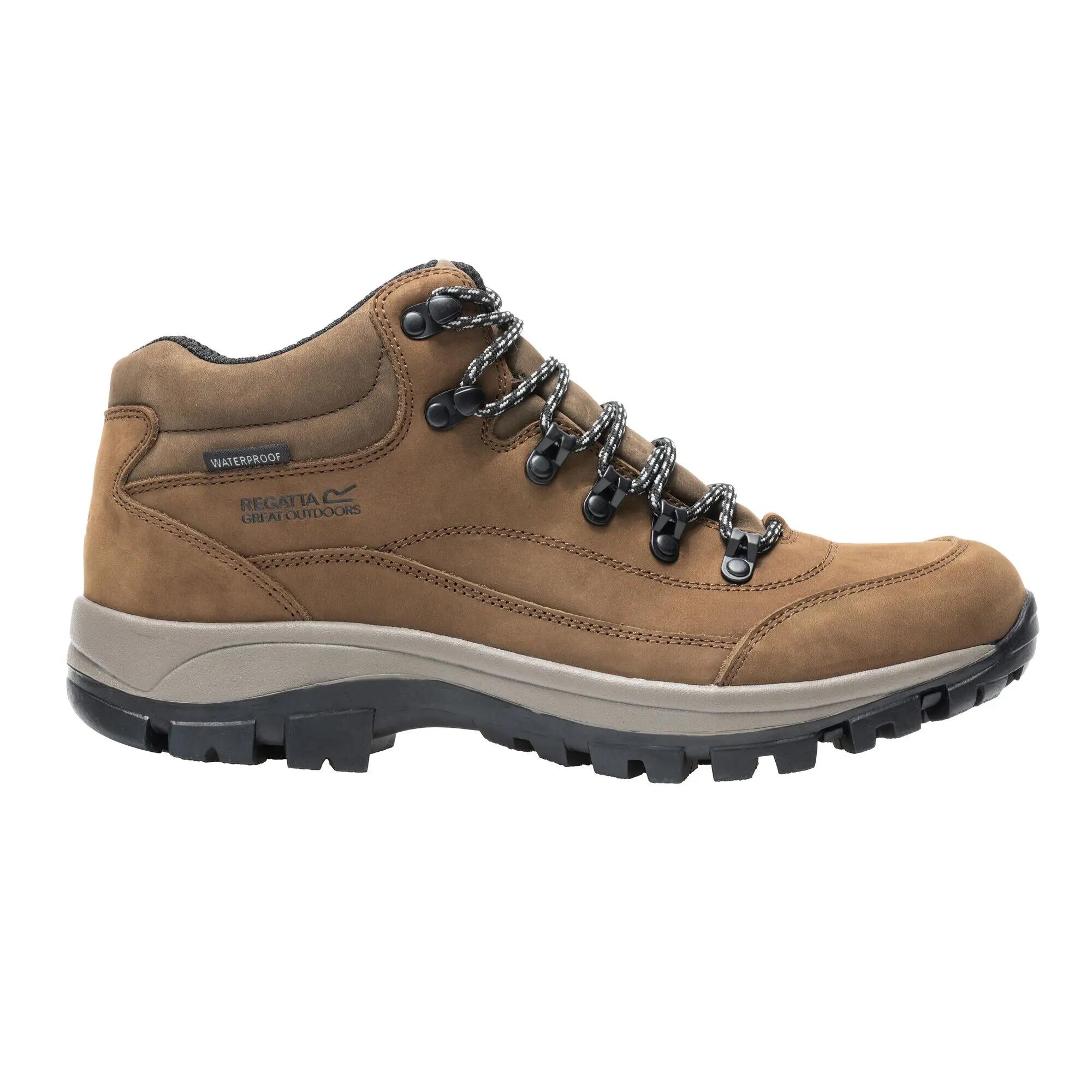Męskie skórzane buty trekkingowe Bayton Mid