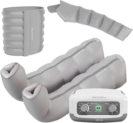 AIR 6 MED Kit de Presoterapia para Piernas, Brazos y Abdomen
