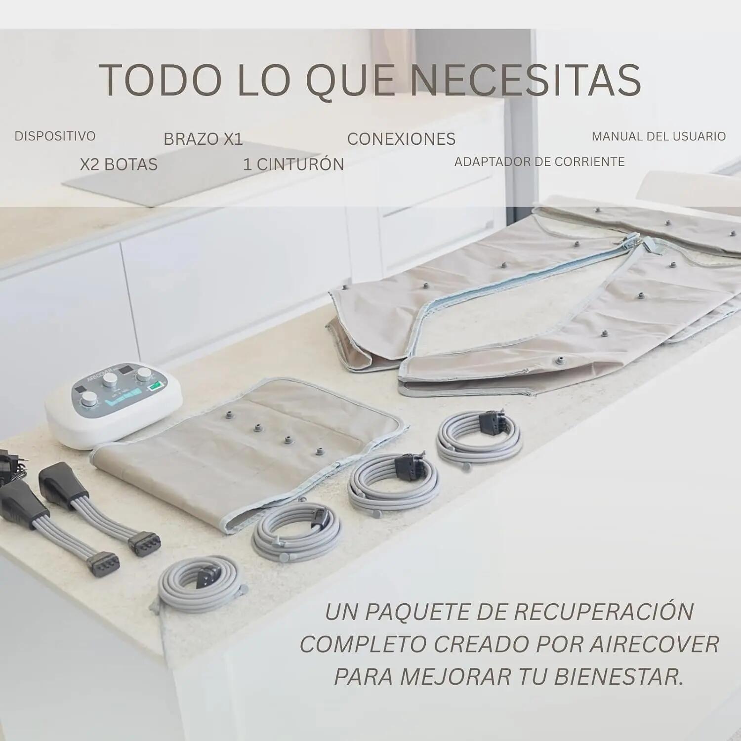 Pressoterapia per uso domestico AIR 4 MED KIT: stivali, fascia addominale e brac 9/9