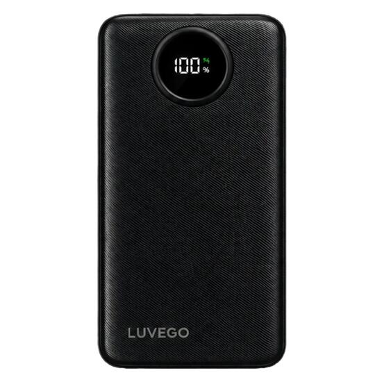 Batterie externe 20.000 mAh - Powerbank - USB-C et USB - Noir