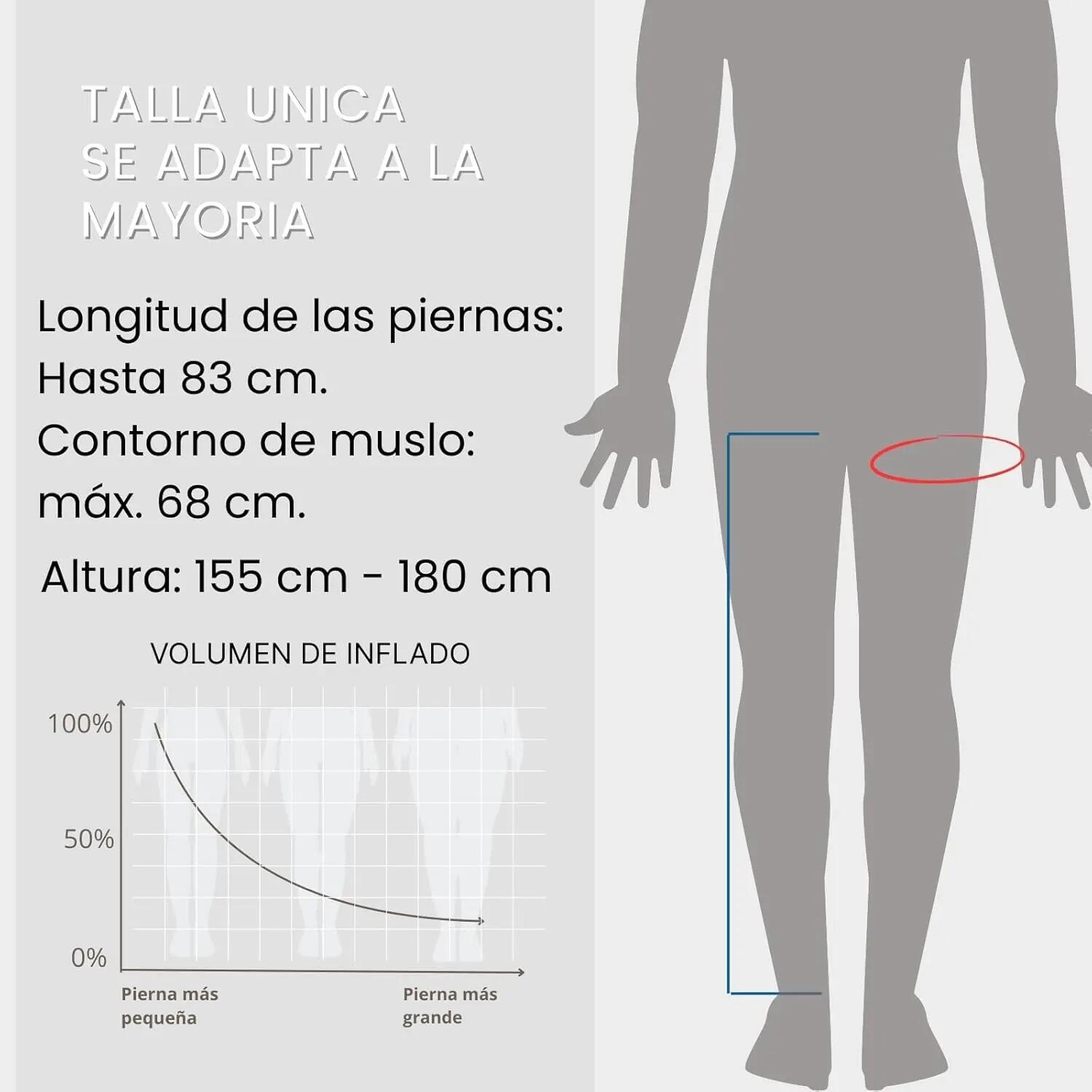 Pressoterapia per uso domestico AIR 4 MED: stivali massaggianti per gambe 6/9
