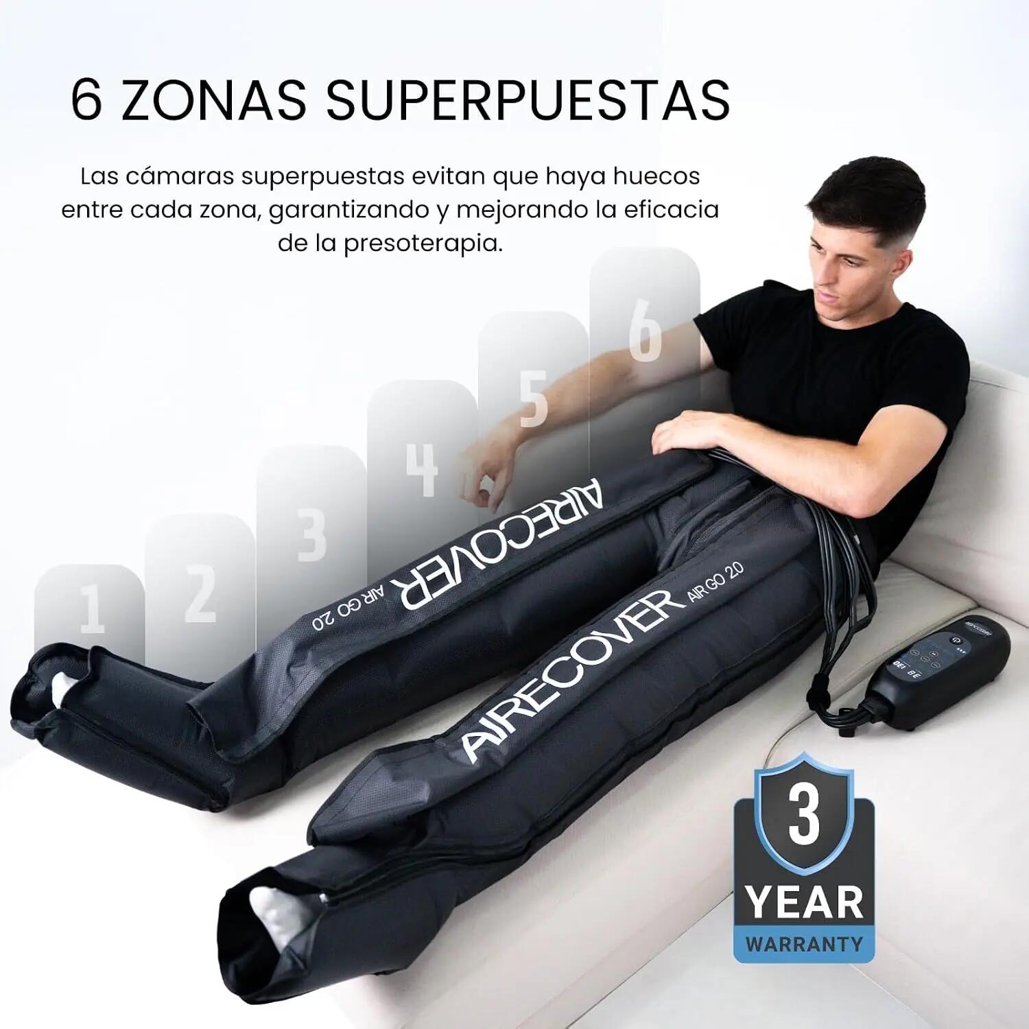 AIR GO 6.0 PANTS Drucktherapie mit 6 Kammern 5/8