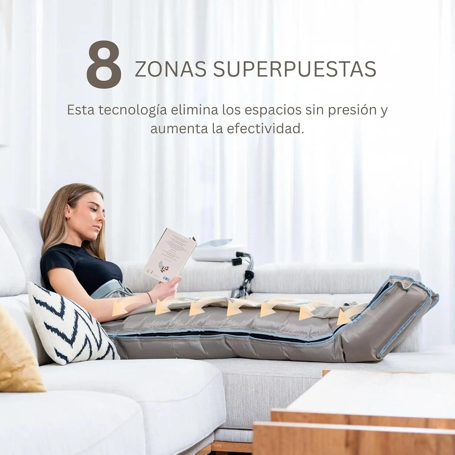 Professionelle Hochleistungs-Drucklufttherapie AIRECOVER MED 8.0 PANTS 5/9