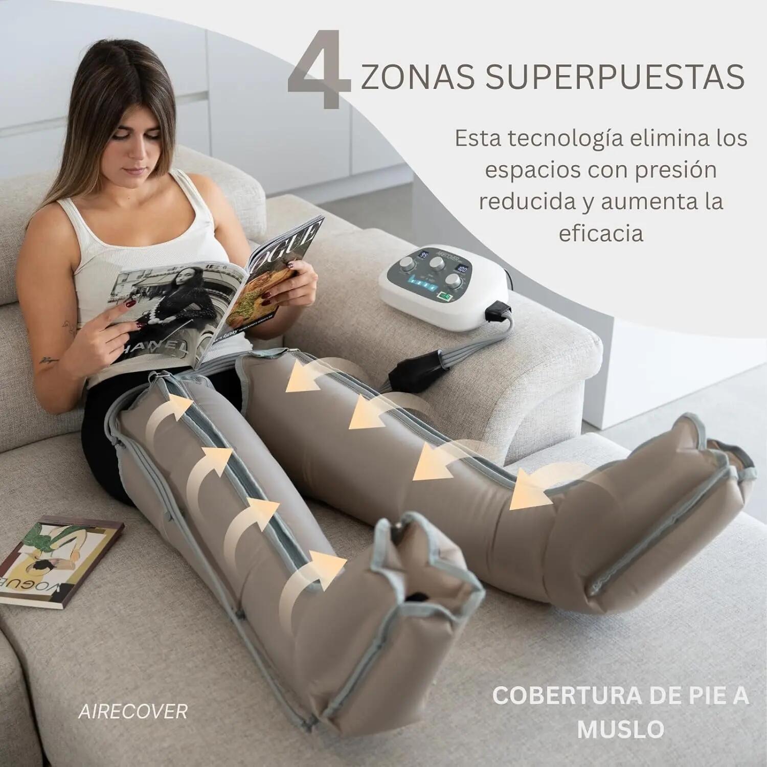 Pressoterapia per uso domestico AIR 4 MED: stivali massaggianti per gambe 4/9