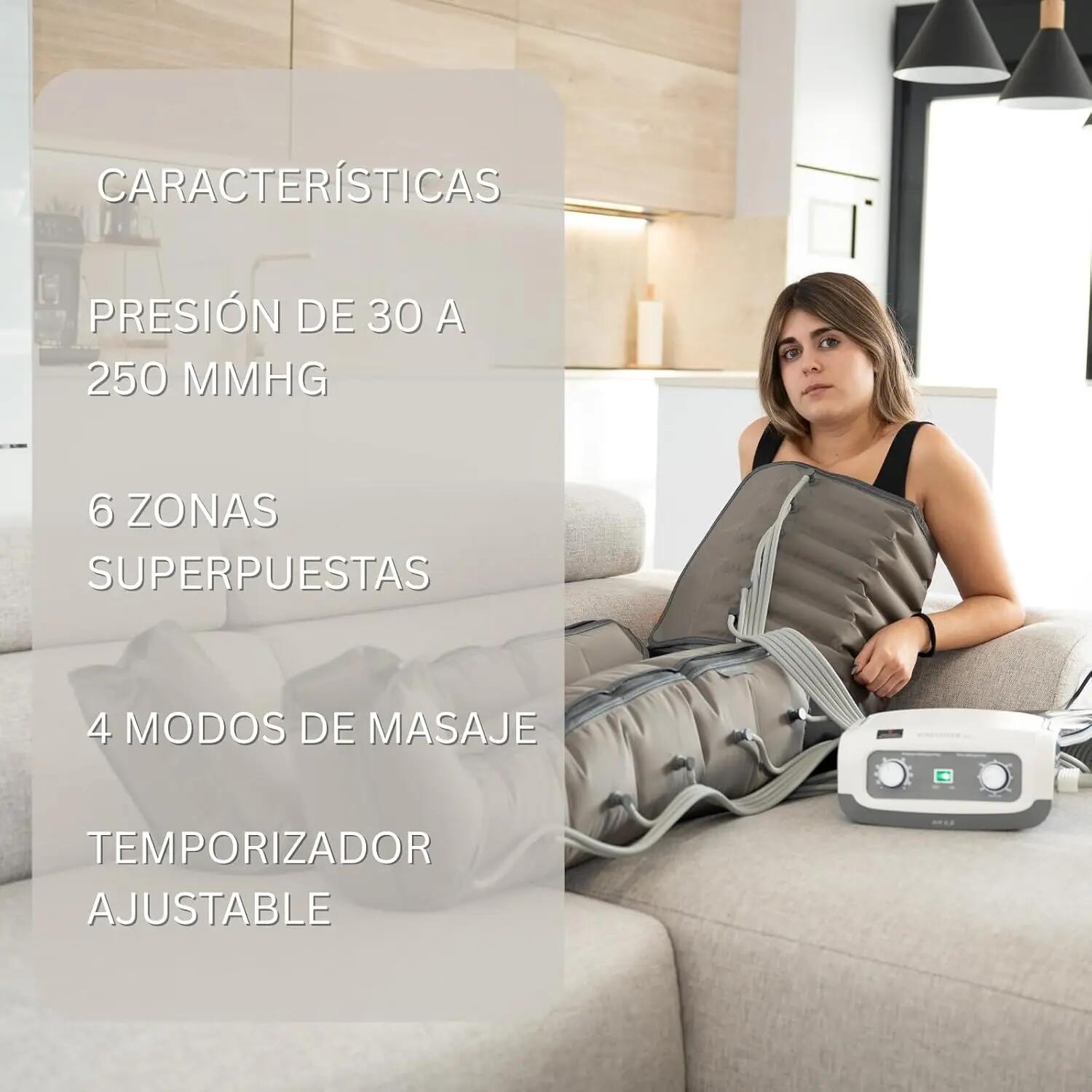 AIR 6 MED Drucktherapie-Set für Beine, Arme und Bauch 4/9