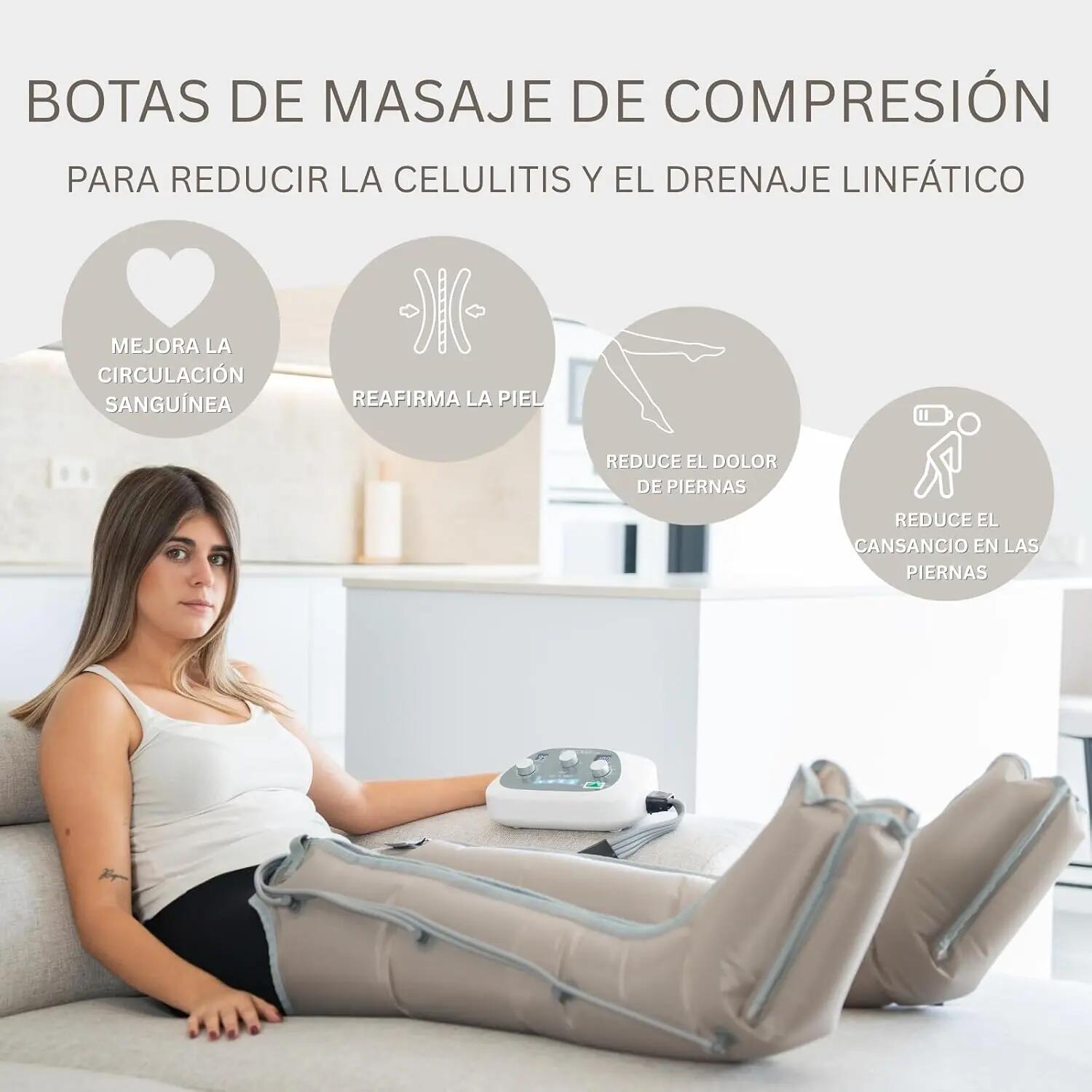 Pressoterapia per uso domestico AIR 4 MED: stivali massaggianti per gambe 2/9