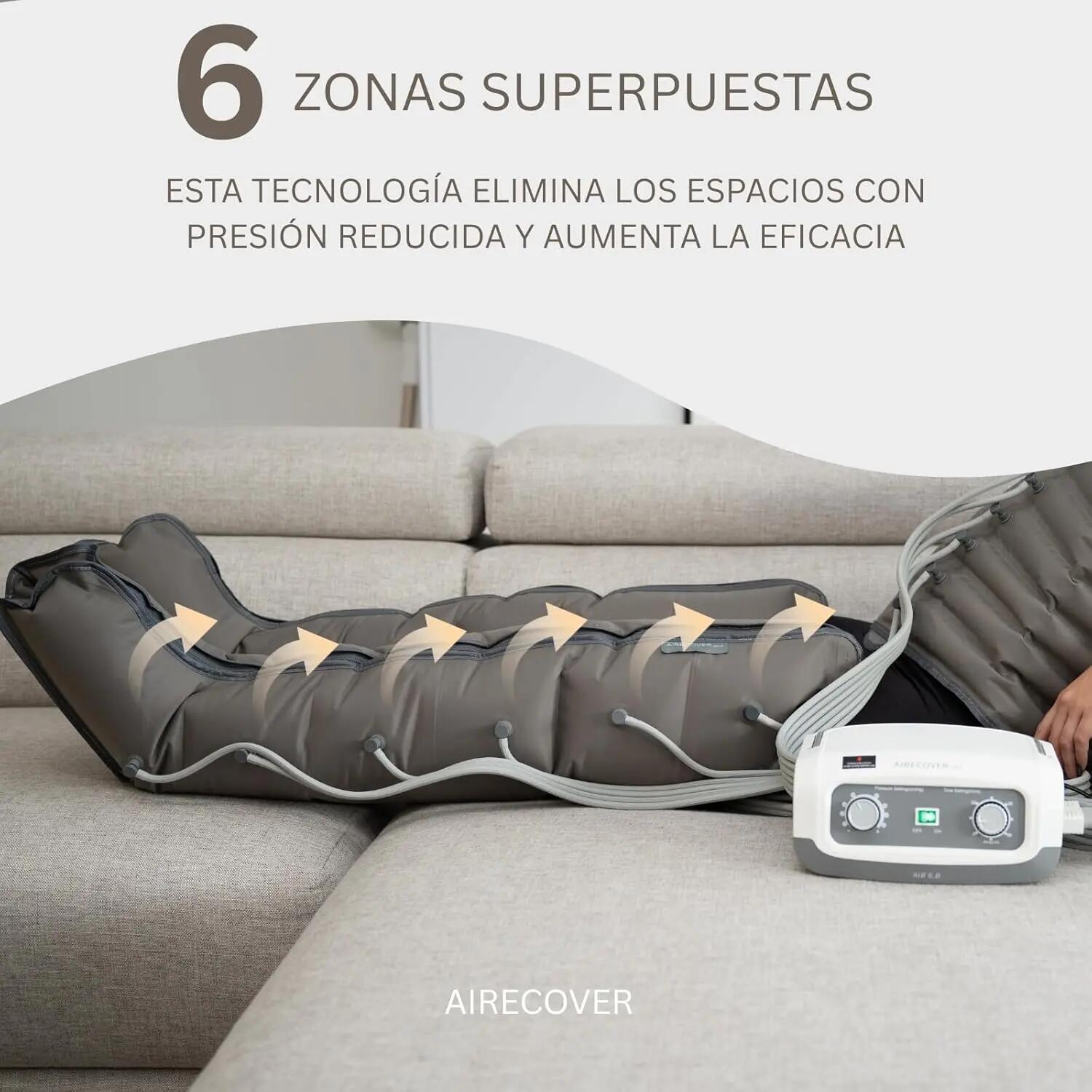 AIR 6 MED Drucktherapie-Set für Beine, Arme und Bauch 3/9