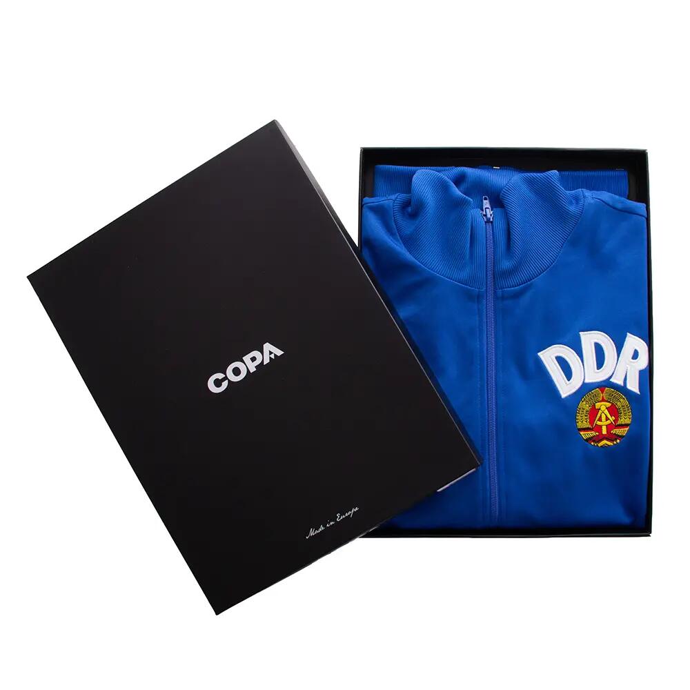 RDA 1970's - Veste de football rétro - Bleu – COPA Football 7/7