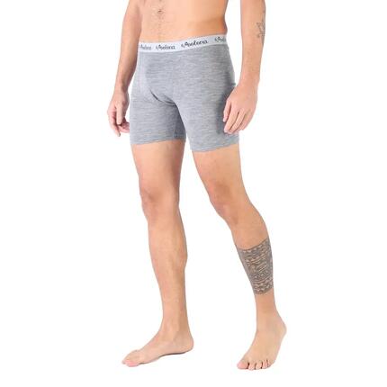 Ultima - Bokserki męskie (100% wełny Merino) - 1 szt. S, Szary