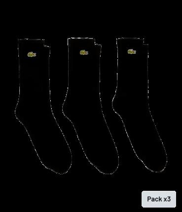 Socken für HerrenDamen Unisex, Baumwolle (3erPack) Damen und Herren Schwarz
