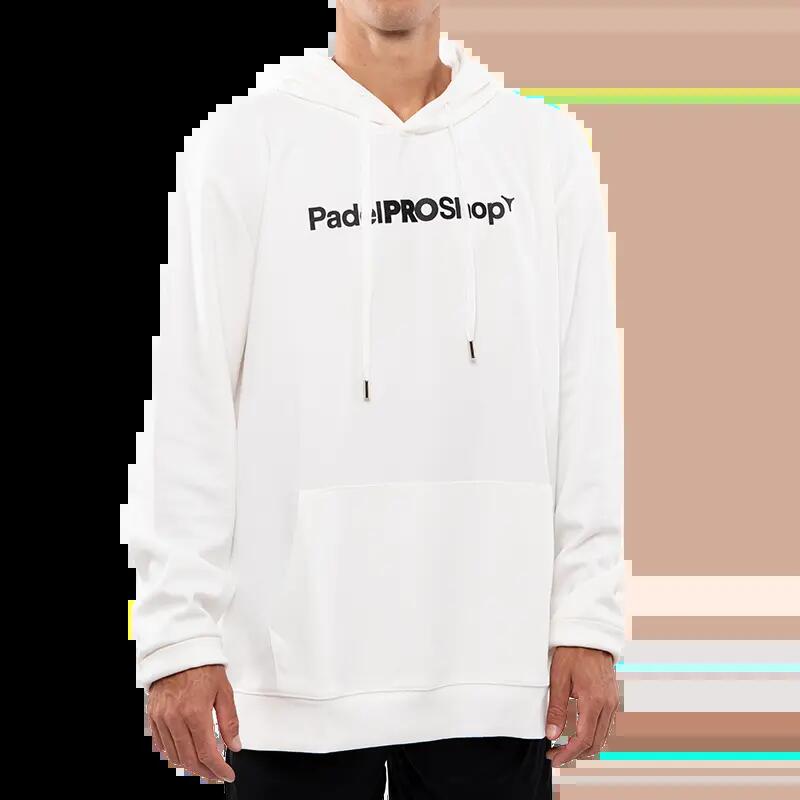 Sudadera Padelproshop Blanca Logo Negro 2025 1/1