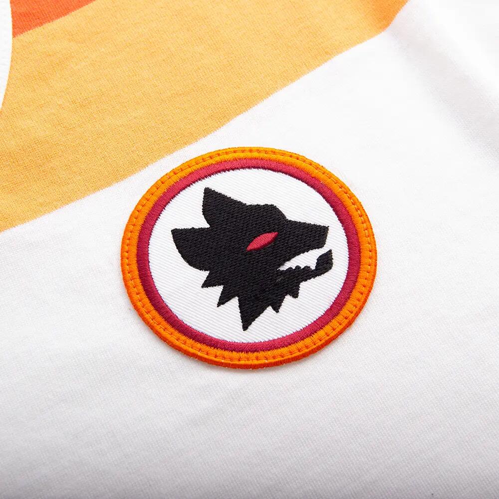 AS Roma 1978 - 79 Uit - Retro Voetbalshirt - Wit – COPA Football 5/7