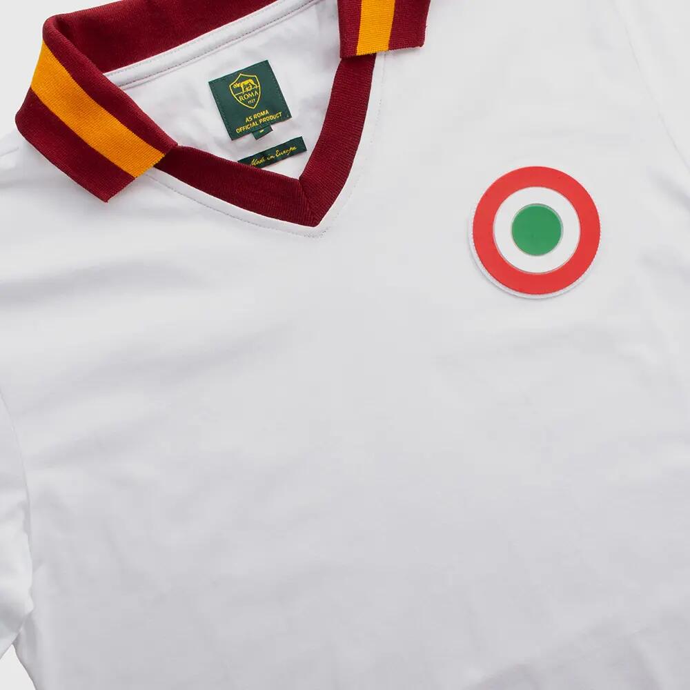 AS Roma Uit 1980 - 81 - Retro Voetbalshirt - Wit – COPA Football 4/7