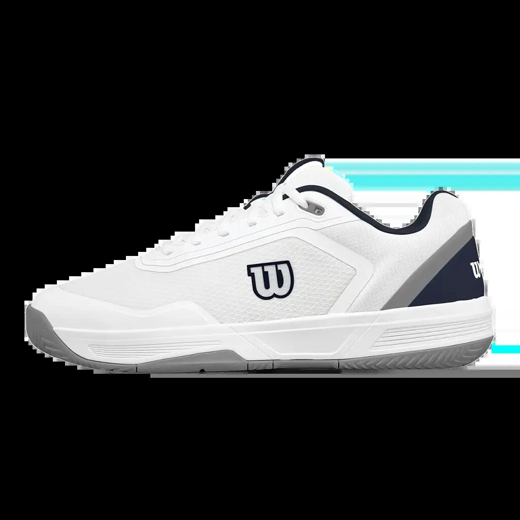 Wilson Courtglide Blazer Padel Shoes - White/Dark Blue/Clay 2026