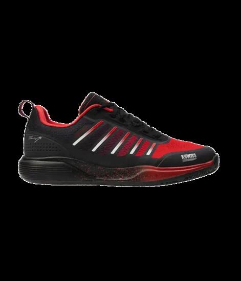 Chaussures K-Swiss Ultra Court Padel Noir/Rouge 2025 Sanyo