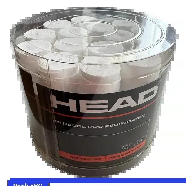 HEAD Padel Pro Perforado Drum with 60 Overgrips