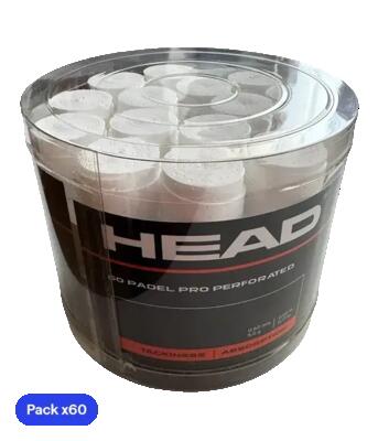 Head padel pro perforado wit 60 overgrips