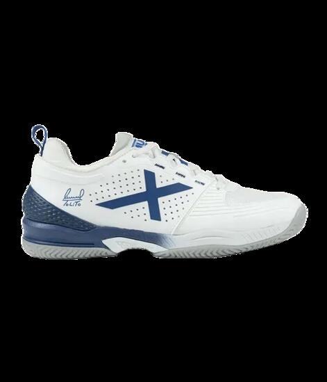 MUNICH ATOMIK 52 "ToLiTo" Zapatillas de Pádel/Tenis Blancas y Azules