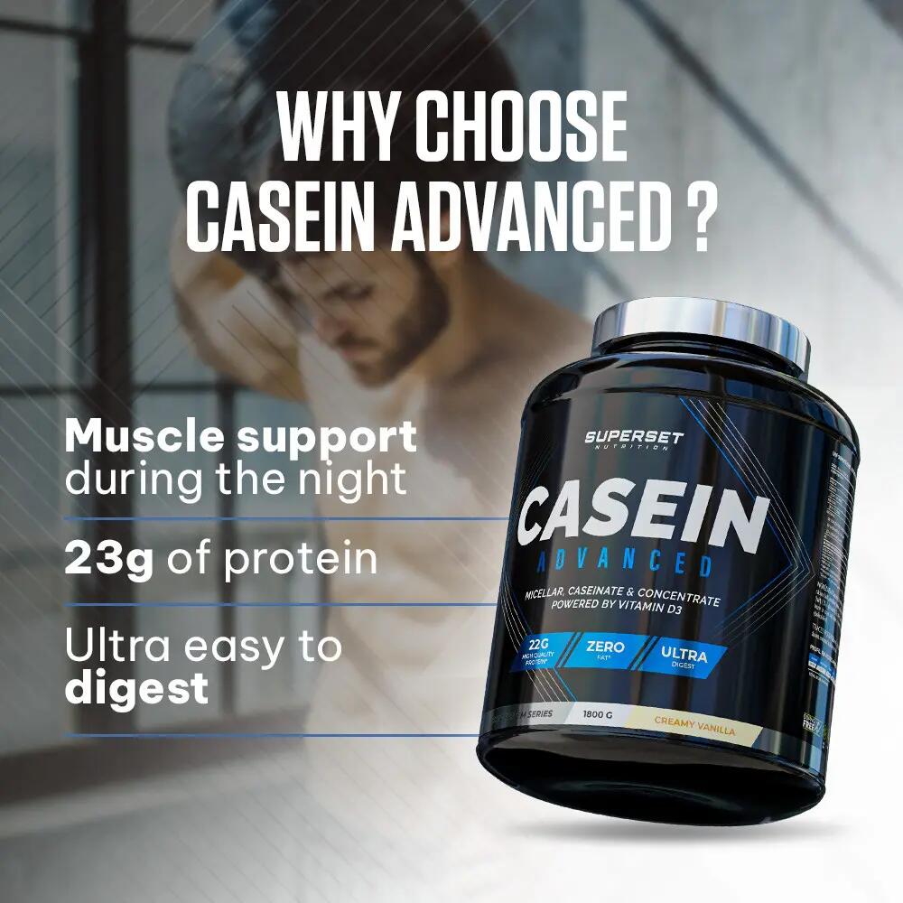 Caseïne - 100% Casein Advanced (1,8kg) - Romige Vanille 6/7