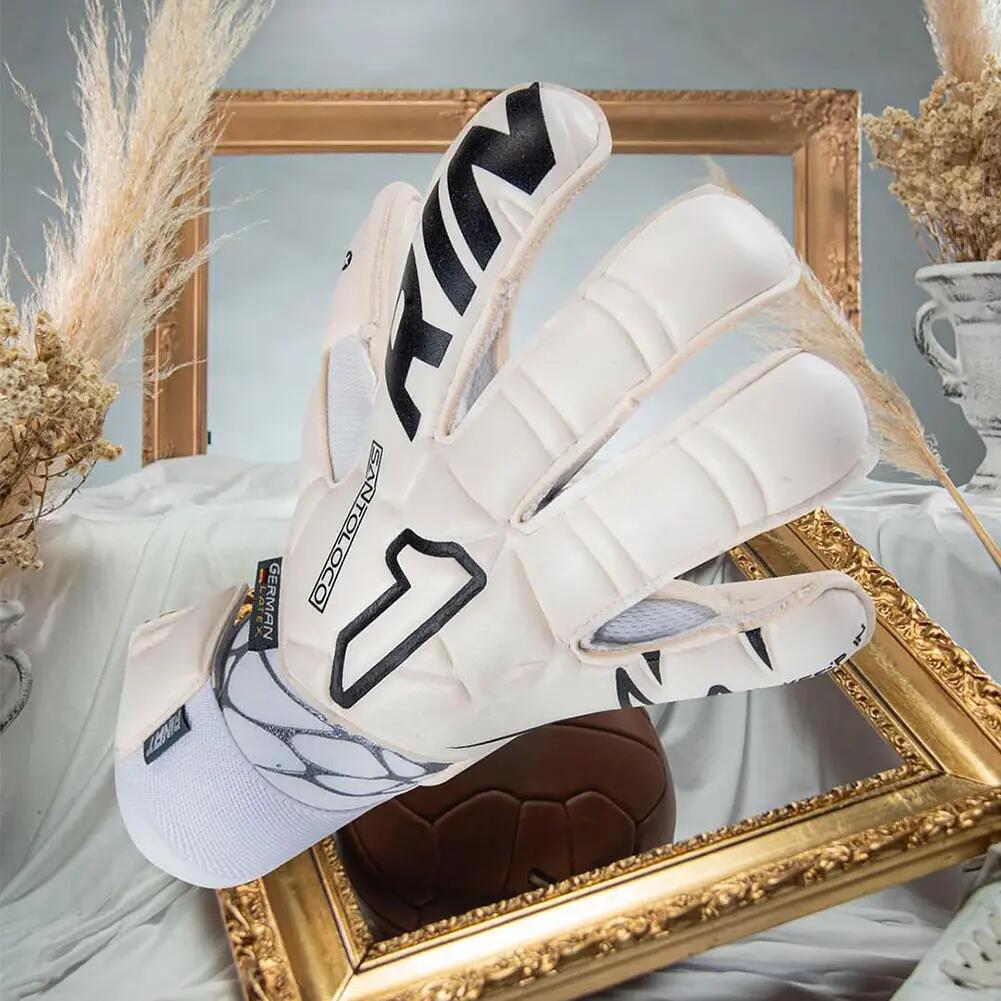 Gants gardien Football Rinat Adulte Santoloco Alpha Terrain naturel 3/8