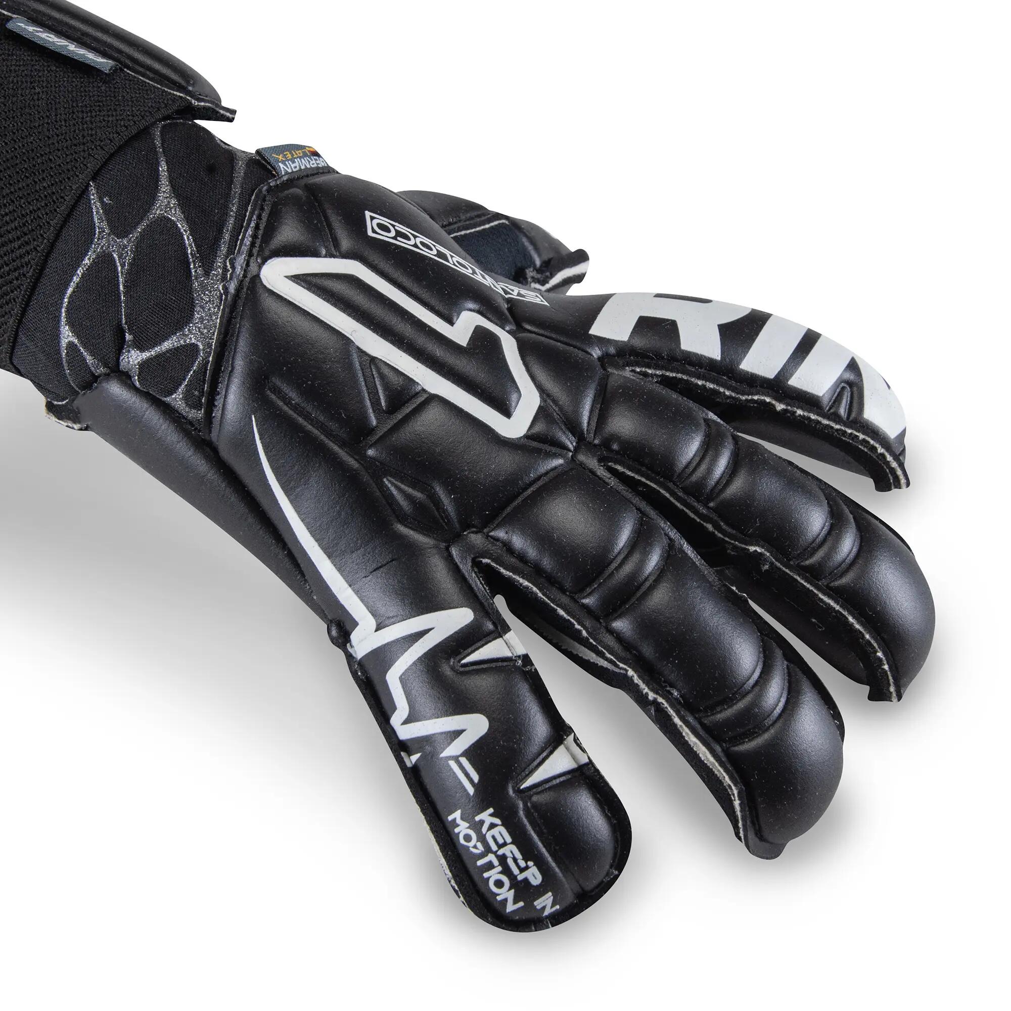 Guantes portero Fútbol Rinat Adulto Santoloco Alpha Césped natural 2/8