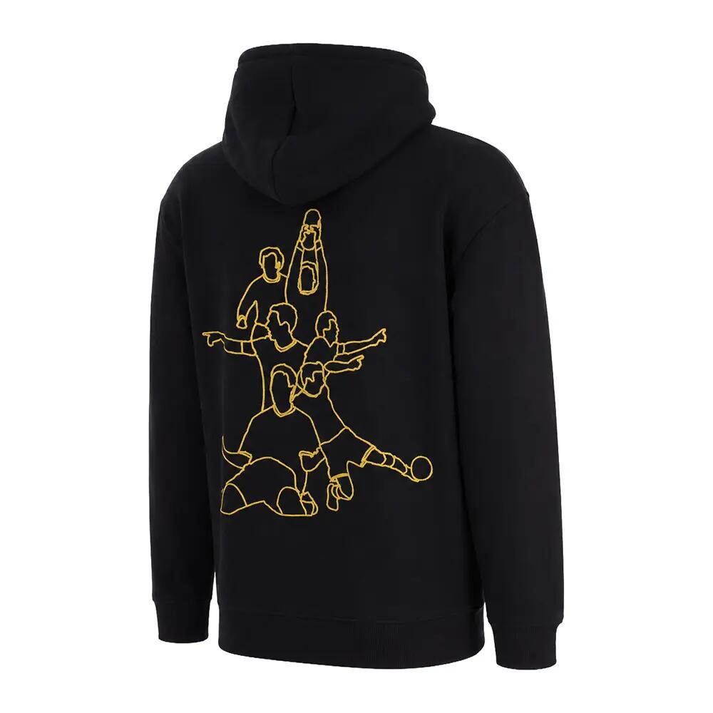 Alemania Legends - Sudadera con capucha bordada - Negra – COPA Football 3/7