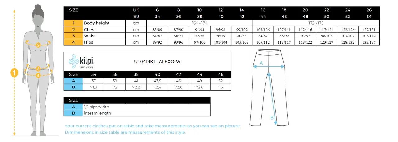 Mallas deportivas para mujer Kilpi ALEXO-W 6/6