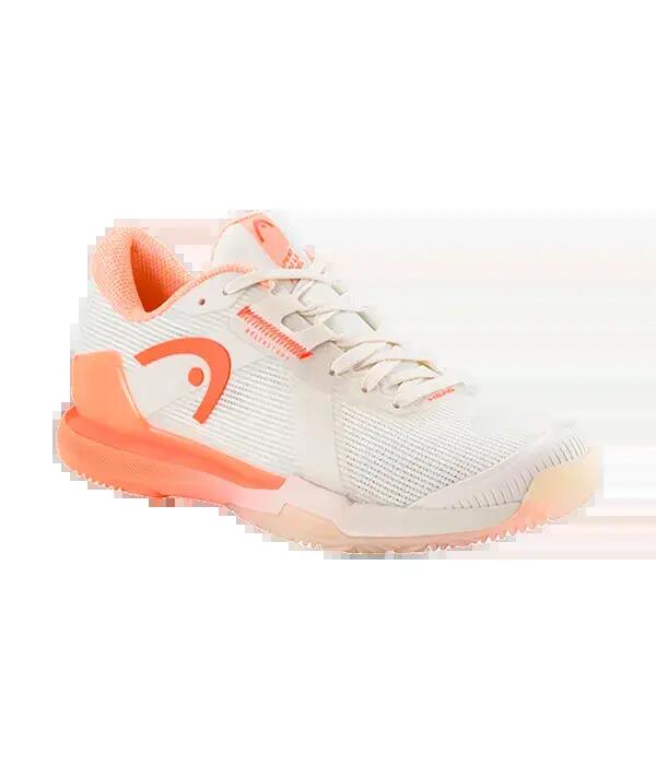 Scarpe da padel HEAD sprint Pro 4.0 Donna Chalk Bianco/Corallo 1/1