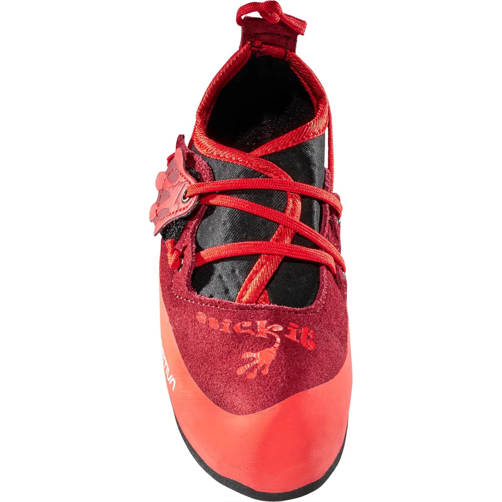 Chaussons d’escalade enfant La Sportiva Stickit Chili Poppy FriXion RS 4/7