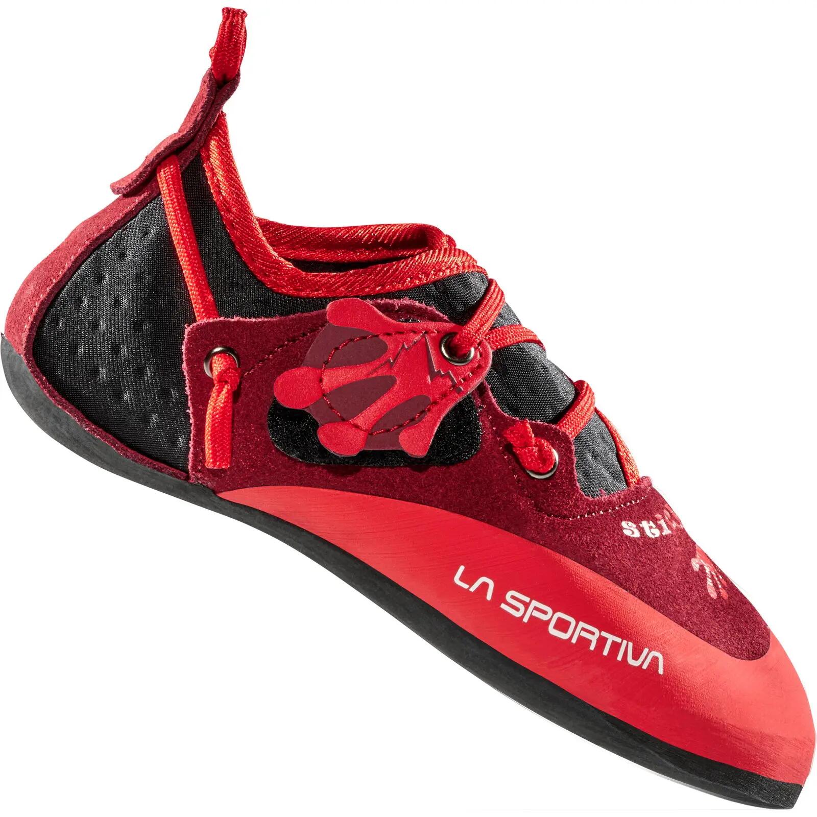 Chaussons d’escalade enfant La Sportiva Stickit Chili Poppy FriXion RS 2/7