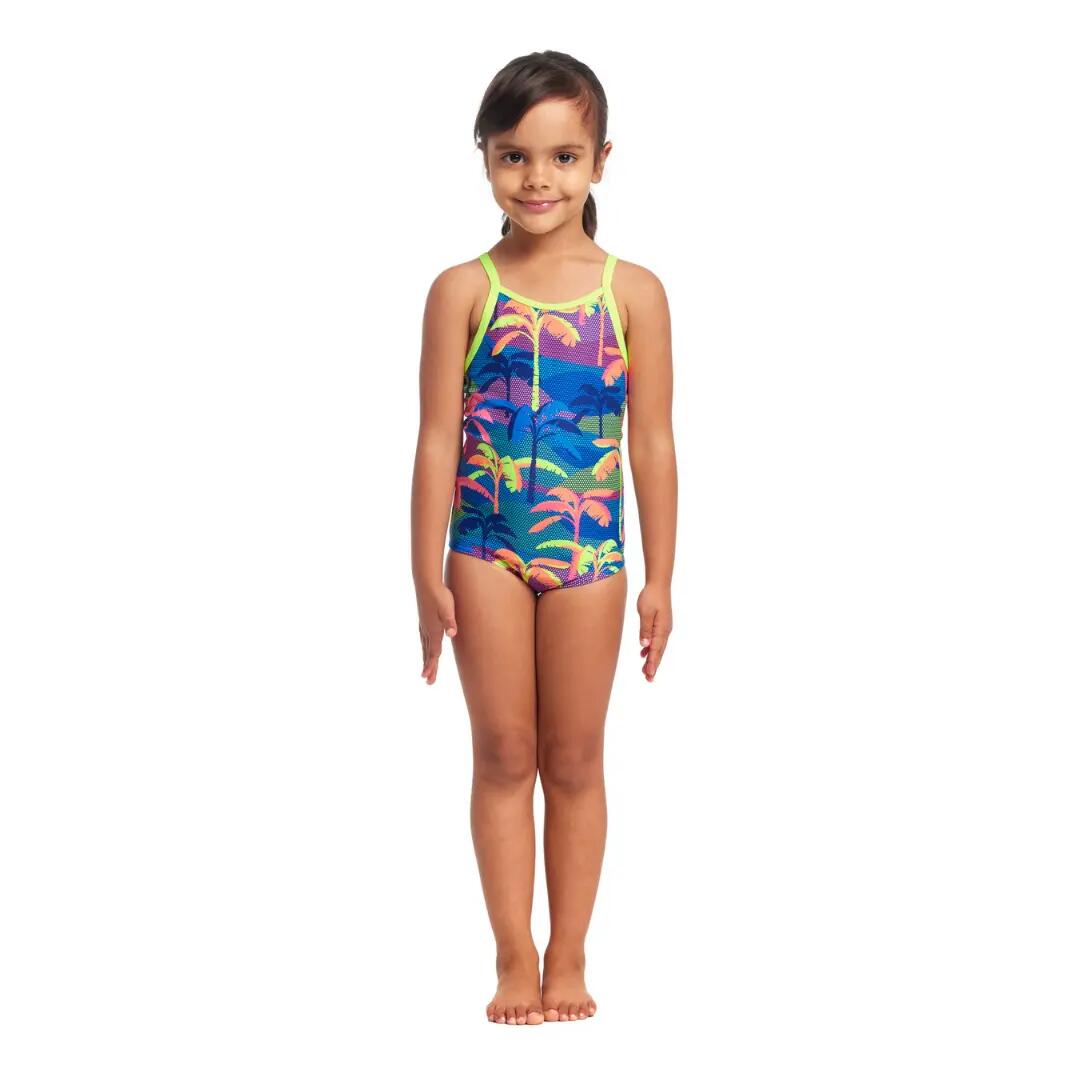 Maillot de bain fille Funkita Kleinkinder Printed One Piece Palm A Lot 3/3