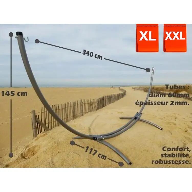 Tropical Hamac - AZTEKA Relax XL Hängematten-Gestell aus Metall 2/5