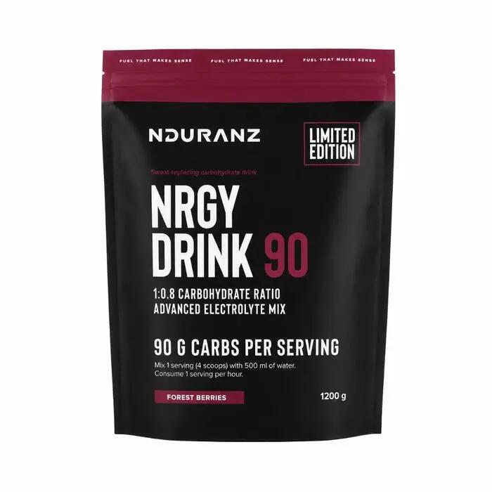 Nrgy Drink 90 Forest Berries Kohlenhydrate Triathlon Laufen Rad Nduranz 1,2 kg 11/11