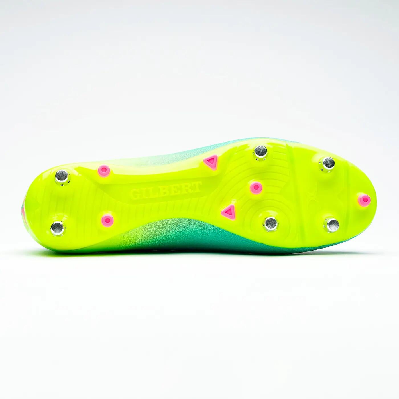 Gilbert Speedstar 6s Blau Türkis Und Grün Rugbyschuhe 2/7