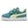 Pantofi sport copii Puma Courtflex V3 Mesh Inf Clyde, Albastru
