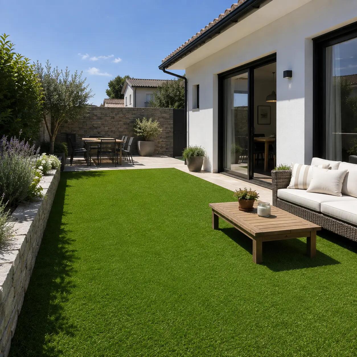 Lorvik Premium Rotolo di Prato Sintetico 20 mm — 1×10 m (10 m²) per giardino e 4/7