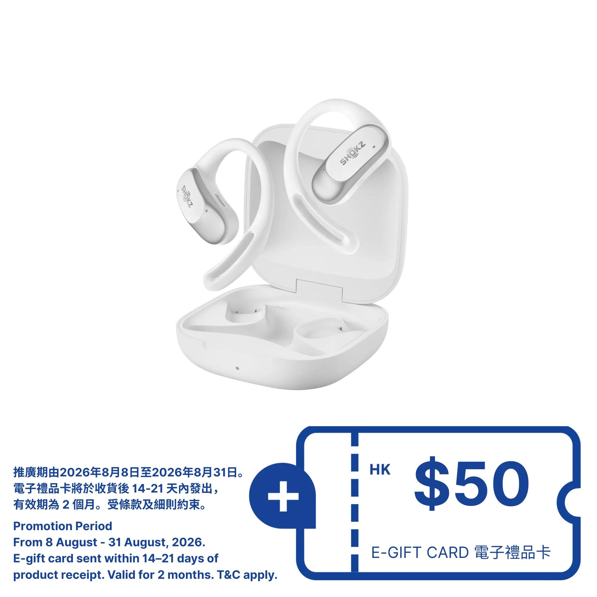 OpenFit Air T511 Open Ear Headphones - White