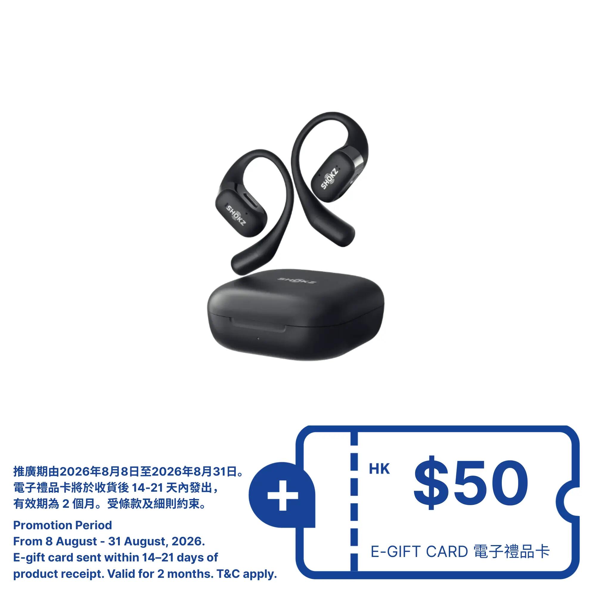OpenFit T910 Open ear headphones - Black