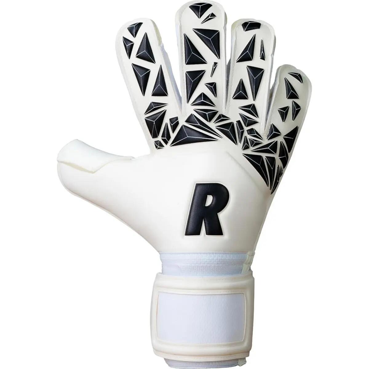 Keepershandschoenen - Voetbal - Real Classico Pro - Hybride vingers - Zwart/wit 4/4