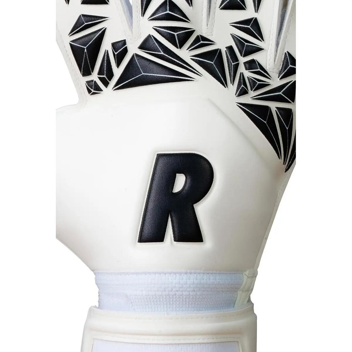 Keepershandschoenen - Voetbal - Real Classico Pro - Hybride vingers - Zwart/wit 2/4